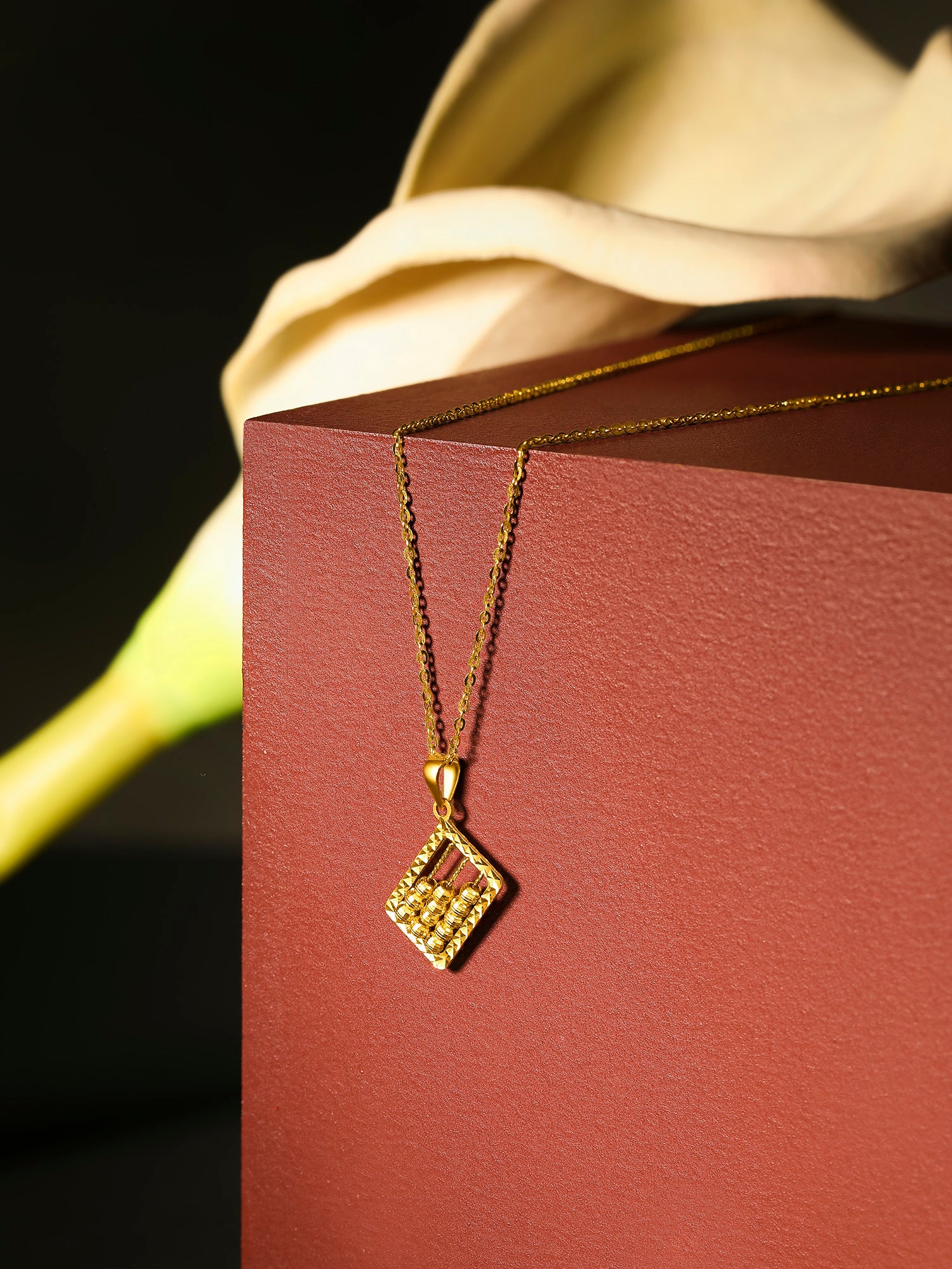 "infinite" 24K Gold Pendant 1.17-1.67g A049605