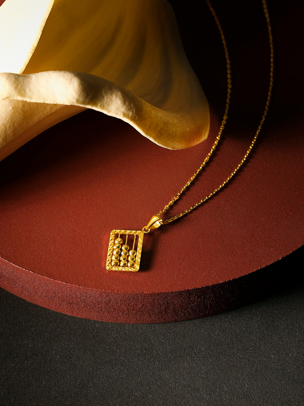 "infinite" 24K Gold Pendant 1.17-1.67g A049605