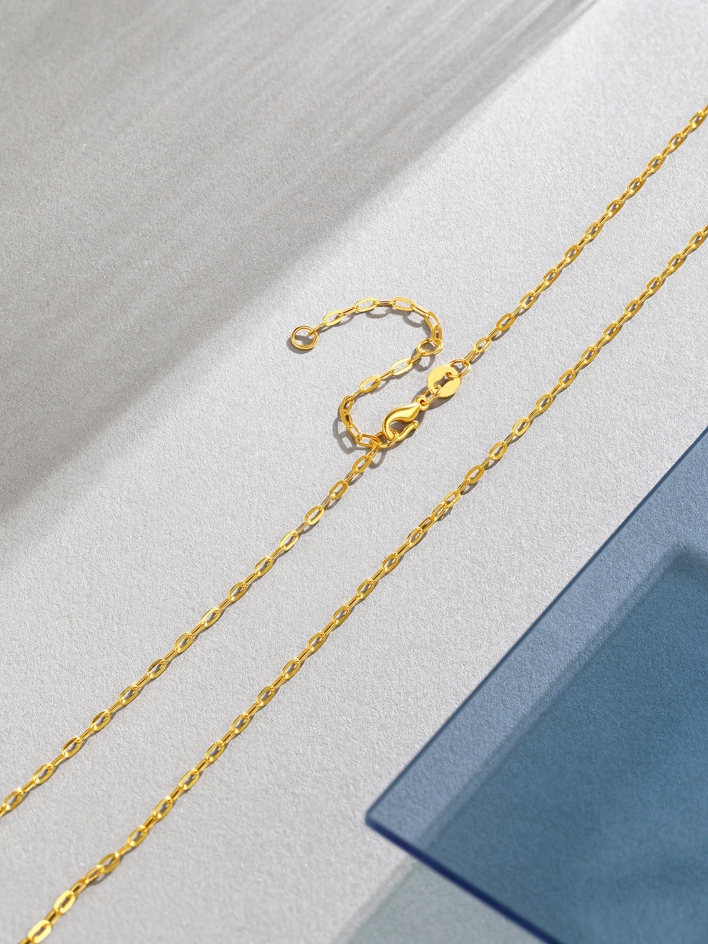 "infinite" 24K Gold Necklace 2.5-2.7g A059669