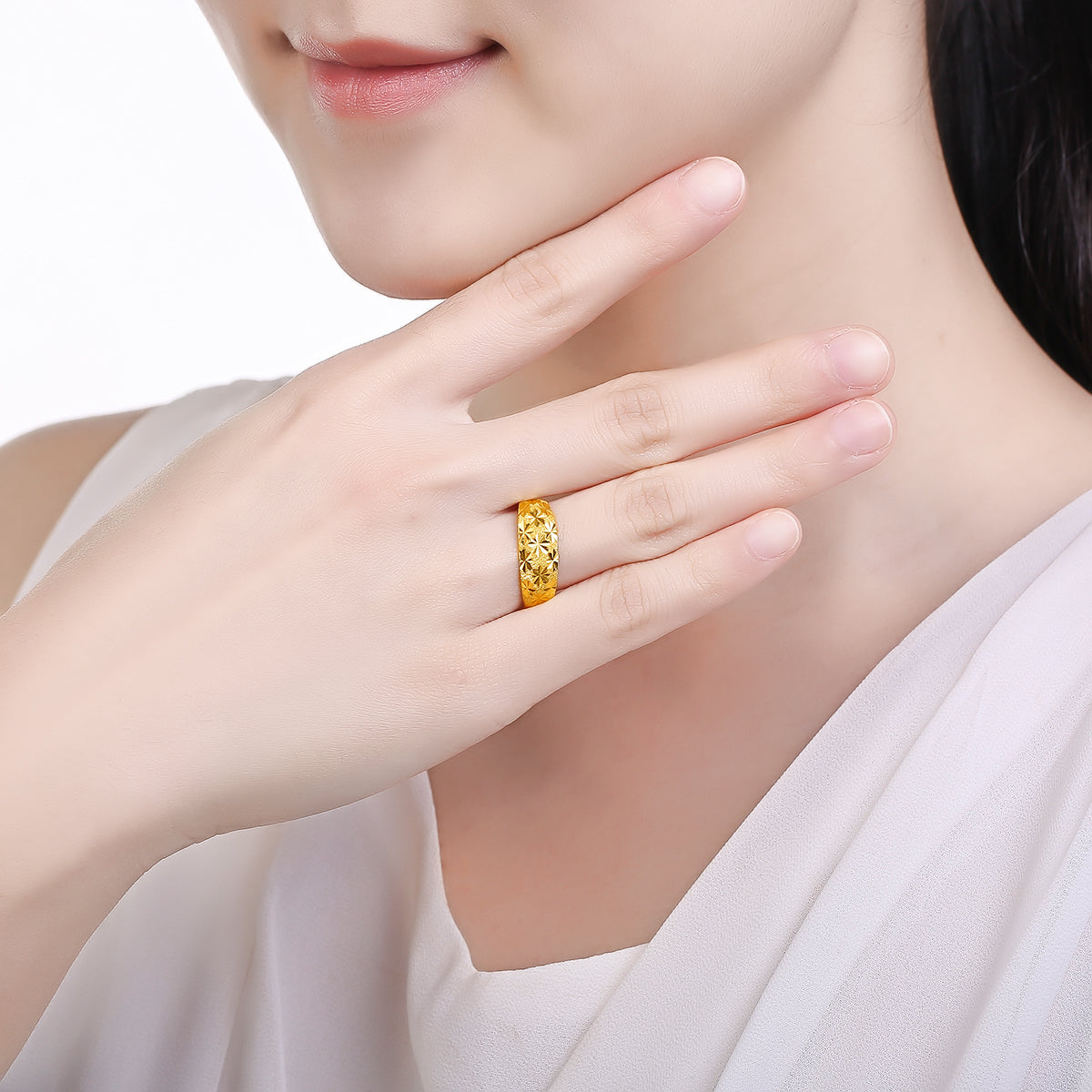 999 24K Gold Ring 5-5.5g AA012340