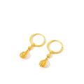 "infinite" 24K Gold Earrings 2.43-2.83g A099598