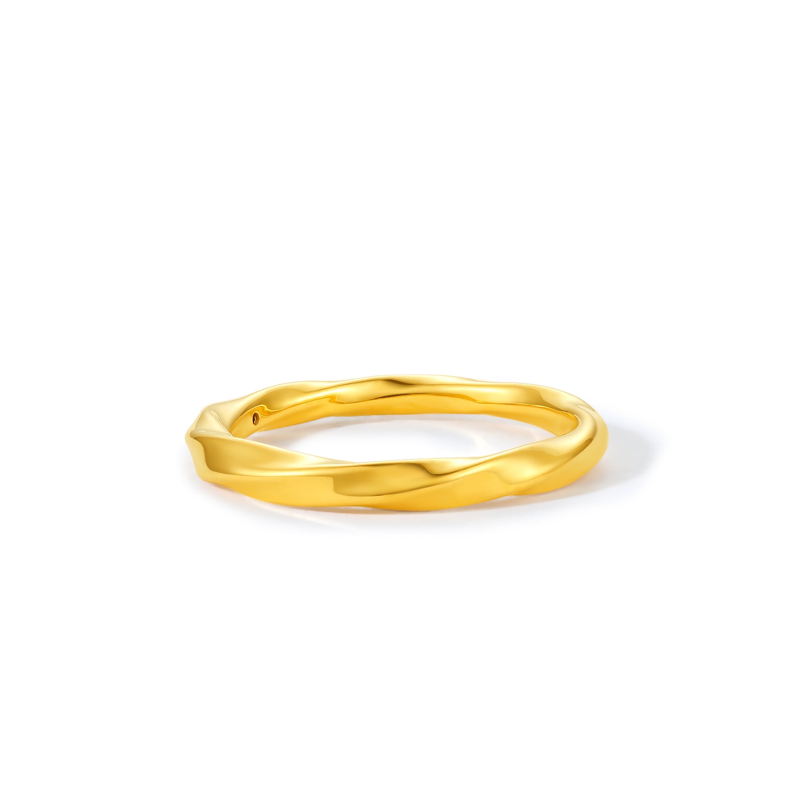 Wuji Gold Series 24K Gold Mobius Ring 1.08-1.48g A019631