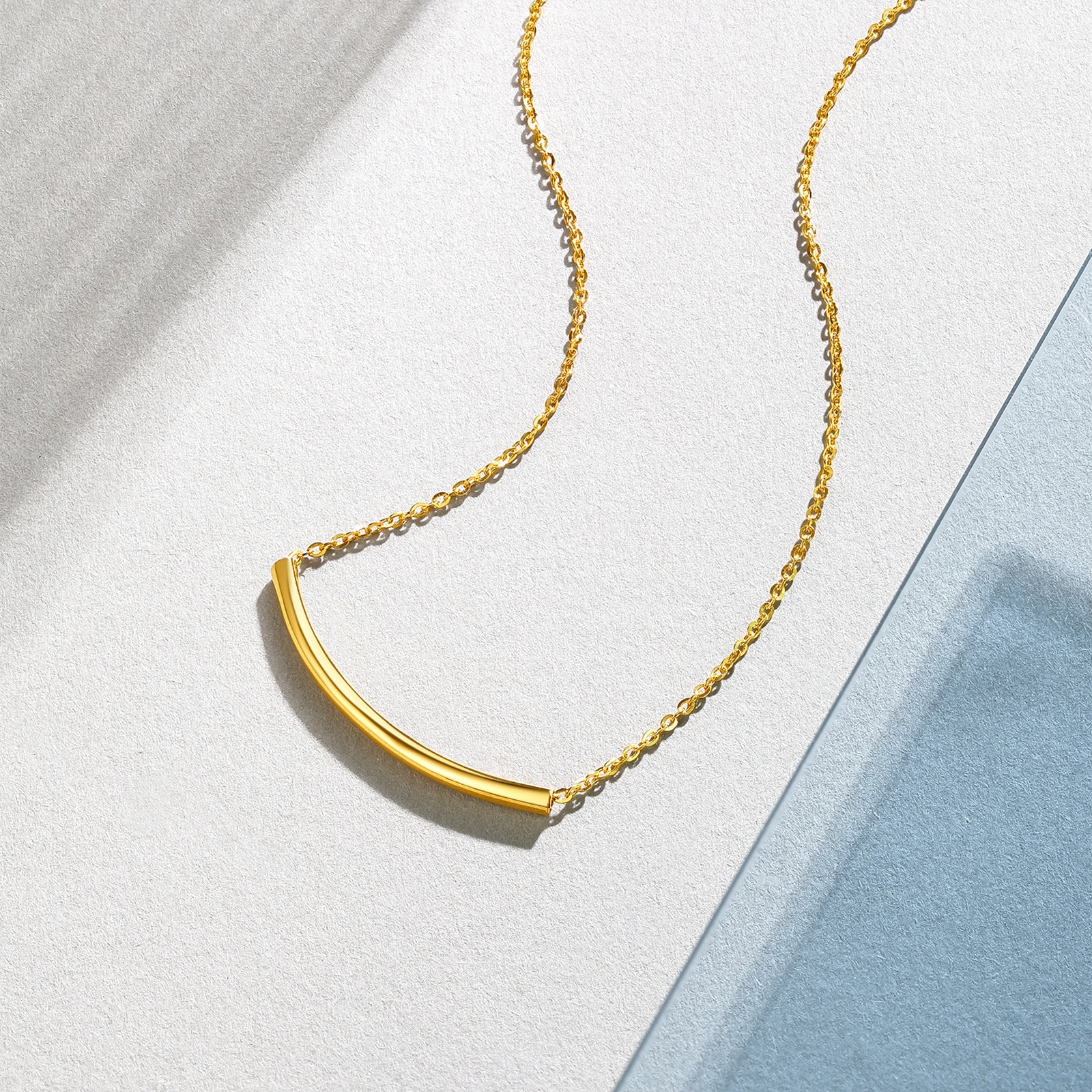 "infinite" 24K Gold Pendant Necklace 2.6-2.9g A069740