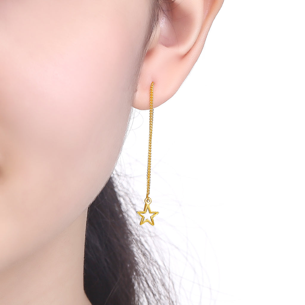 999 24K Gold Earrings 1.8-2.1g AA091342