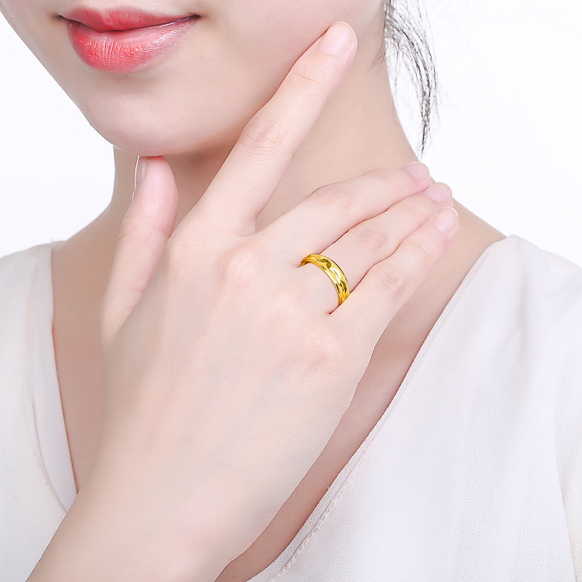 999 24K Gold Ring 3.5-3.9g AA012457