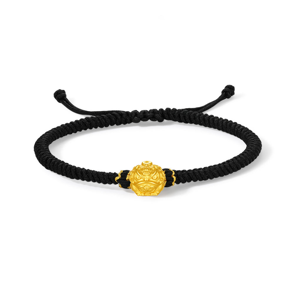 24K Gold String Bracelet 0.7-1g A1748380