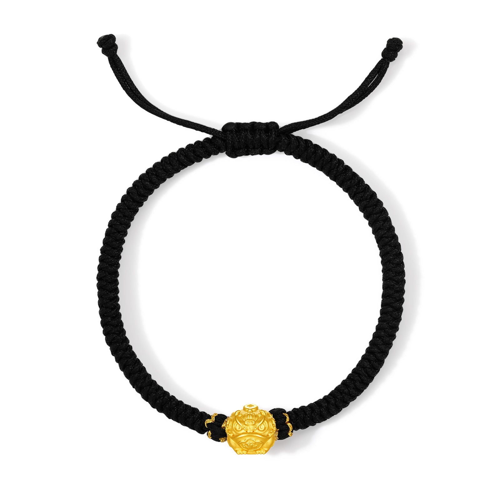 24K Gold String Bracelet 0.7-1g A1748380