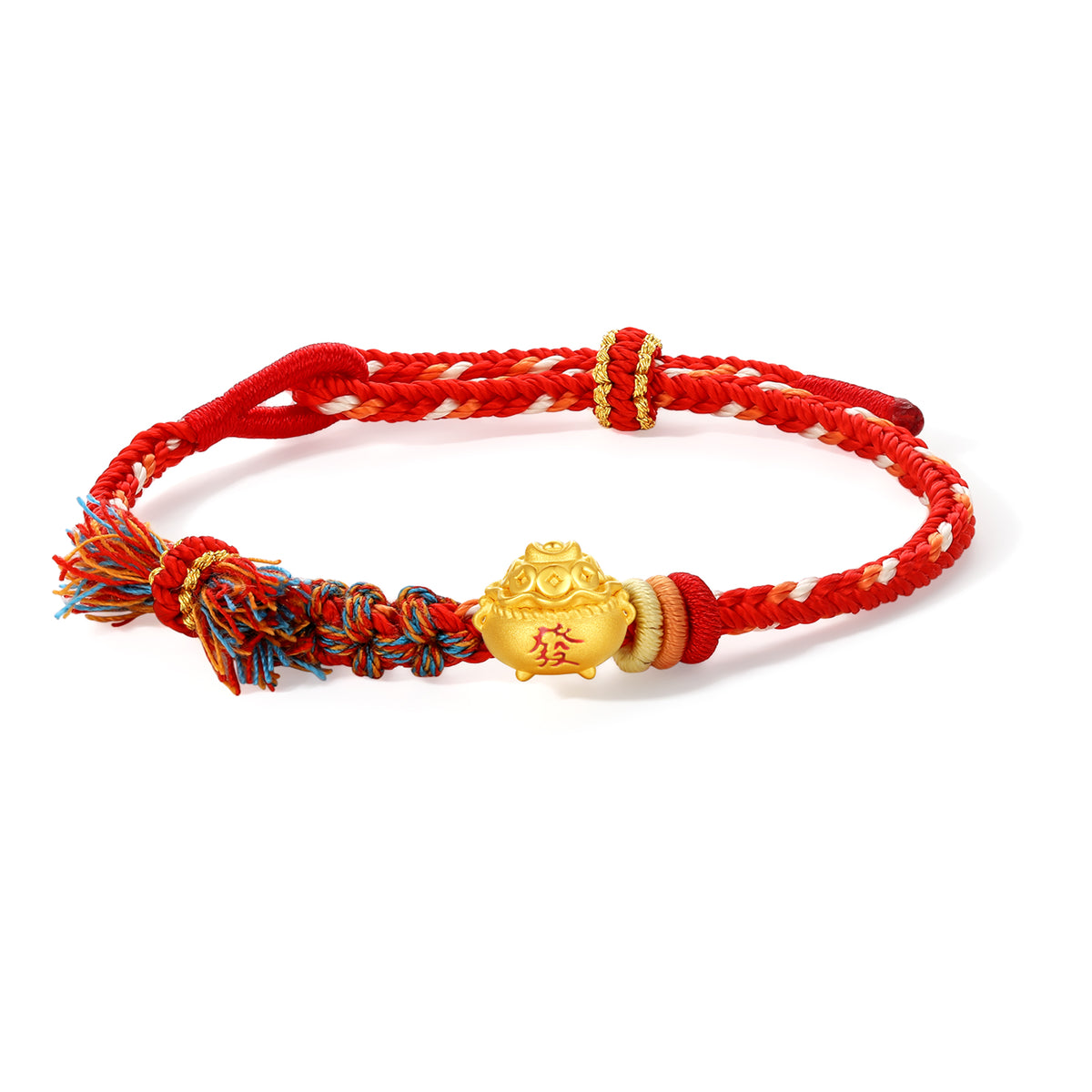 24K Gold String Bracelet 0.7-1g A1749244