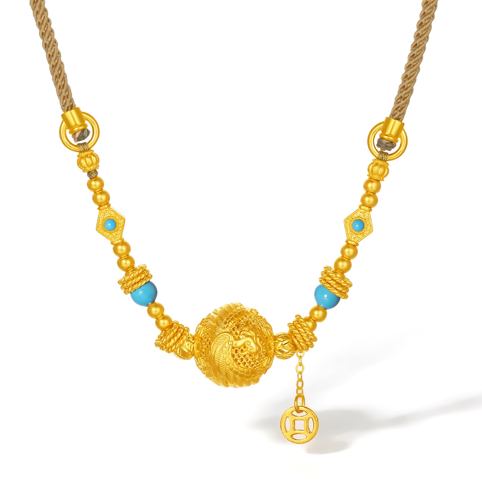 「中華文化珍藏 - 木雕」24K 黃金吊墜 8.8-11.8克 A0448138