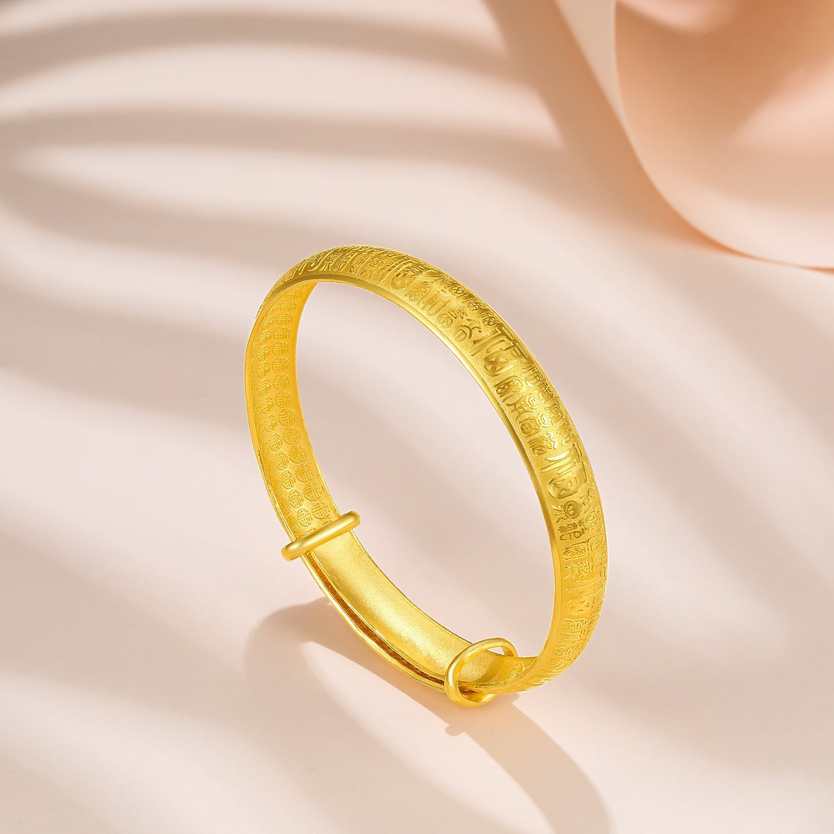 999 24K Gold Bangle Bracelet Fu 33-36g AA107522