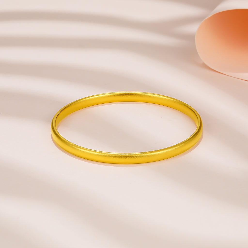 999 24K Gold Bangle Bracelet 10-12g AB107468