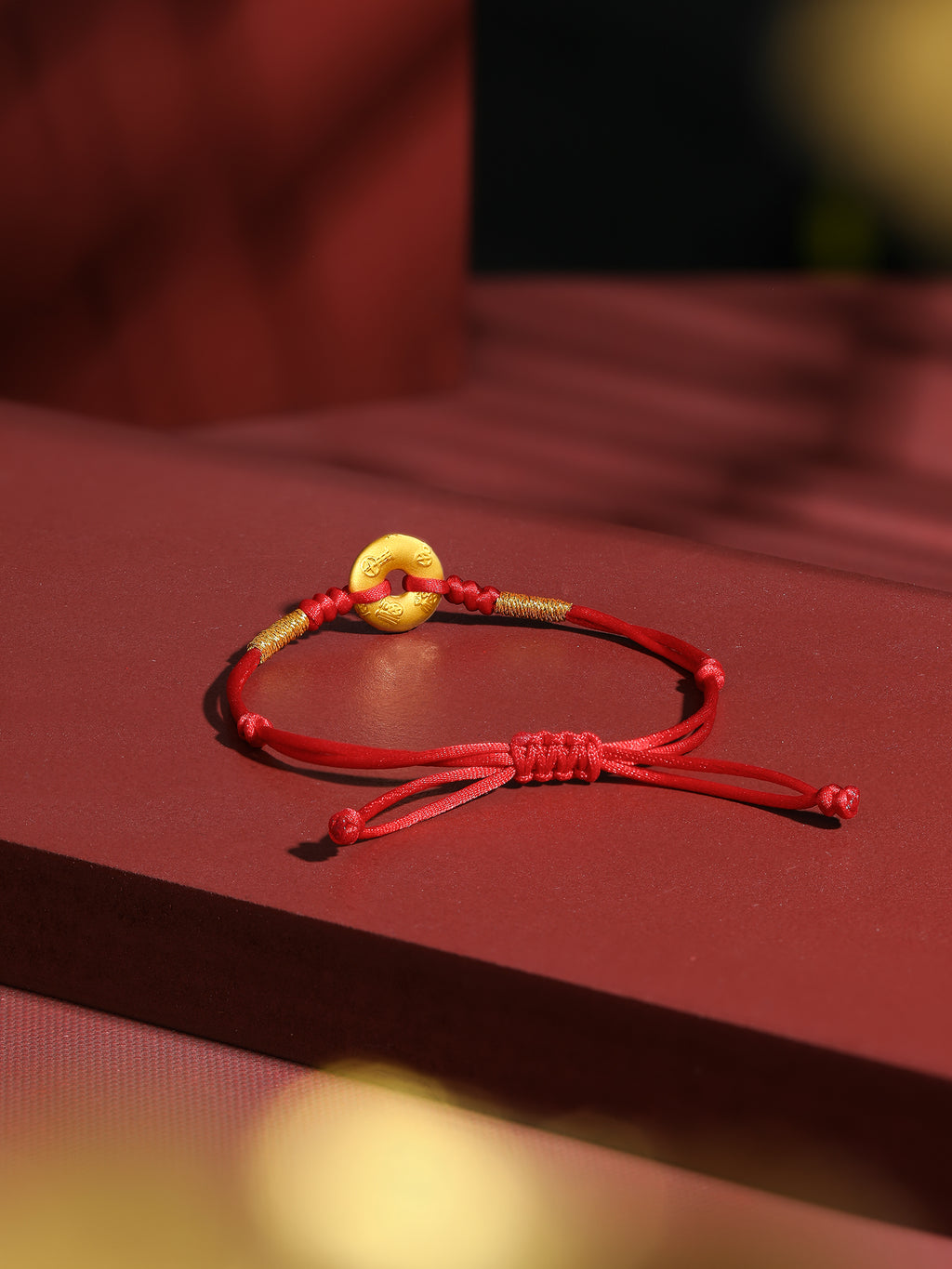 24K Gold String Bracelet 0.9-1.2g A1710236