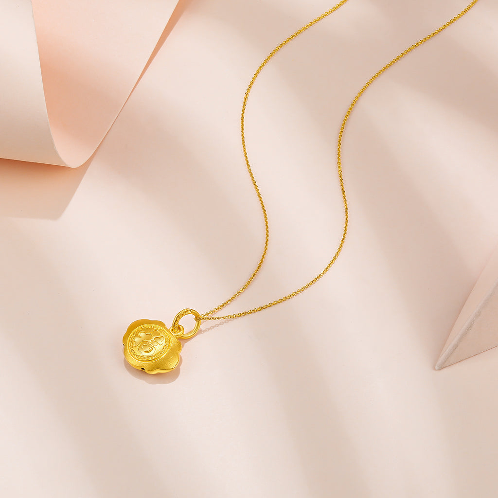 999.9 24K 金吊墜 1-1.49g 如意 AB047502