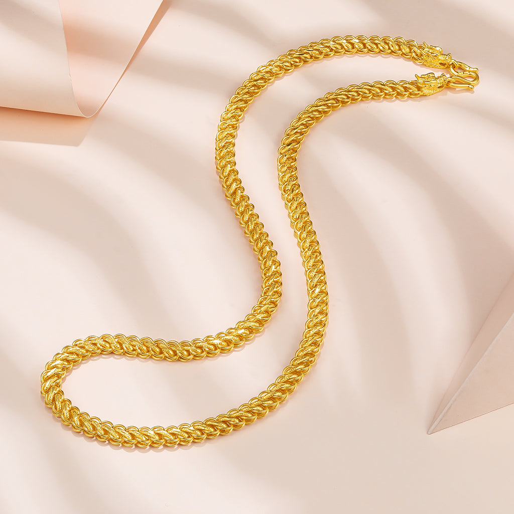 999 24K Gold Necklace 45-55g AA057535