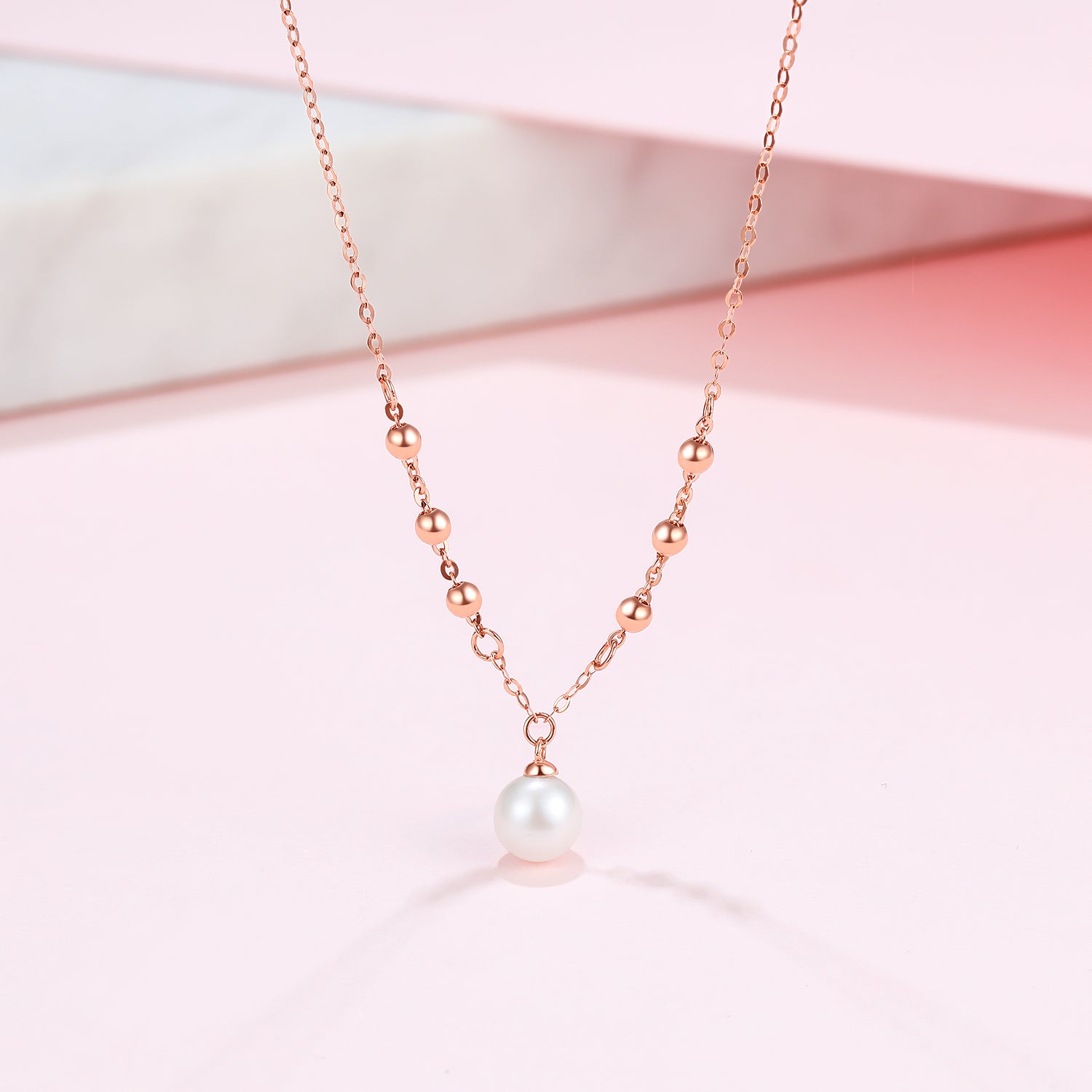 18K Gold Pendant Necklace Pearl 0.75-1.05g X067998