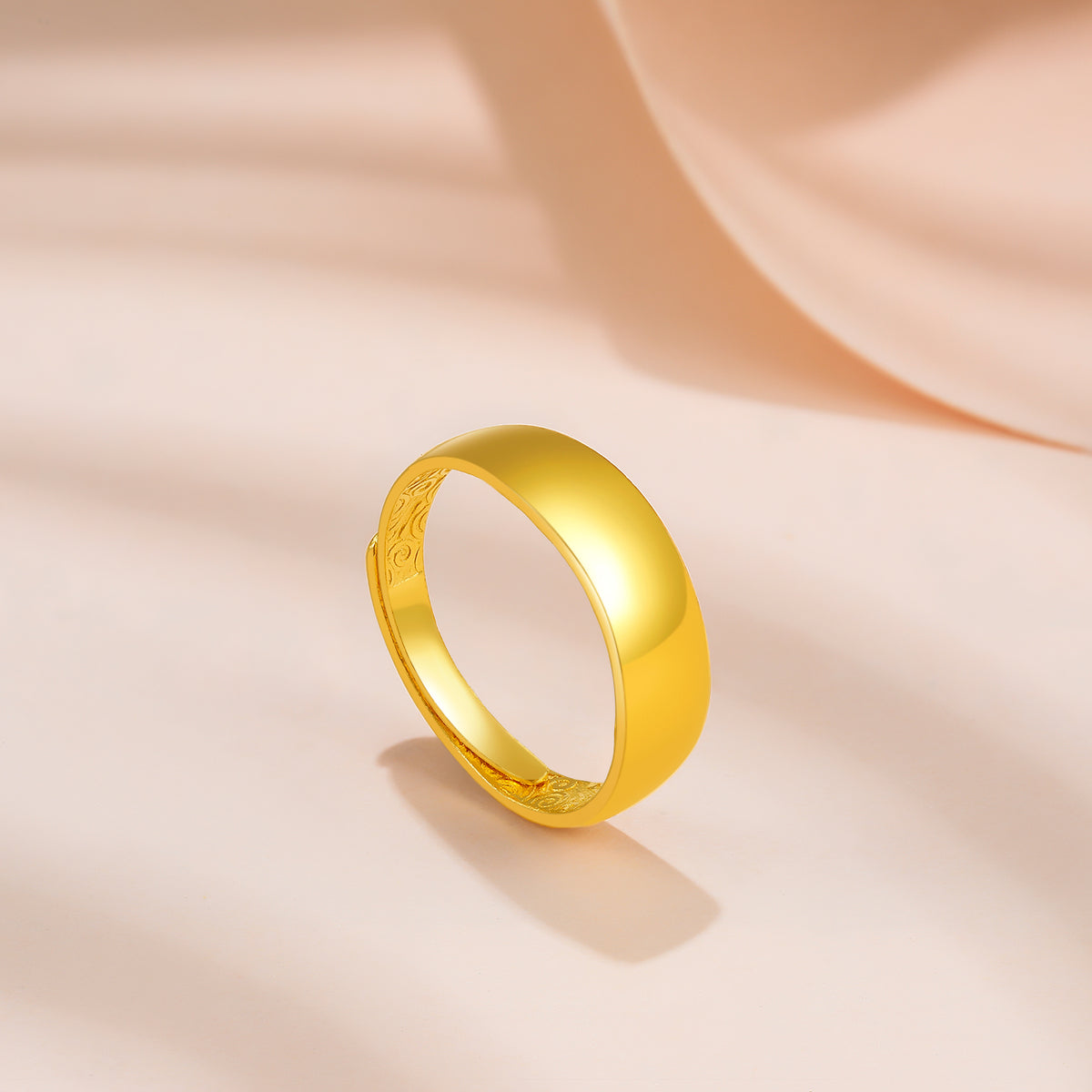 999 24K Gold Ring 4.2-4.7g AA016747