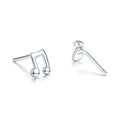 950 Platinum Earrings 1.2-1.4g PT092069