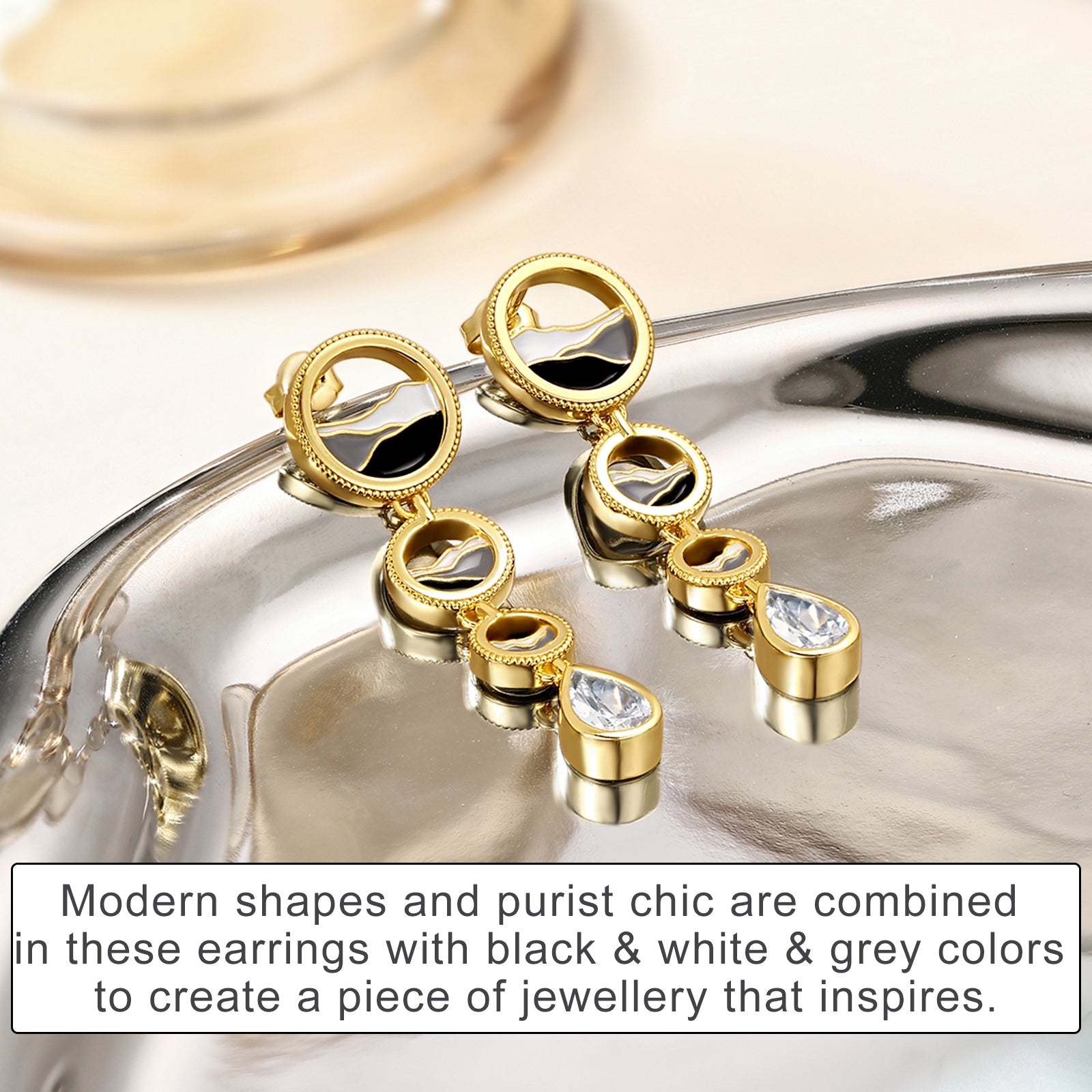 S925 Sterling Silver Earrings Cubic Zirconia 11-12.2g J0912881