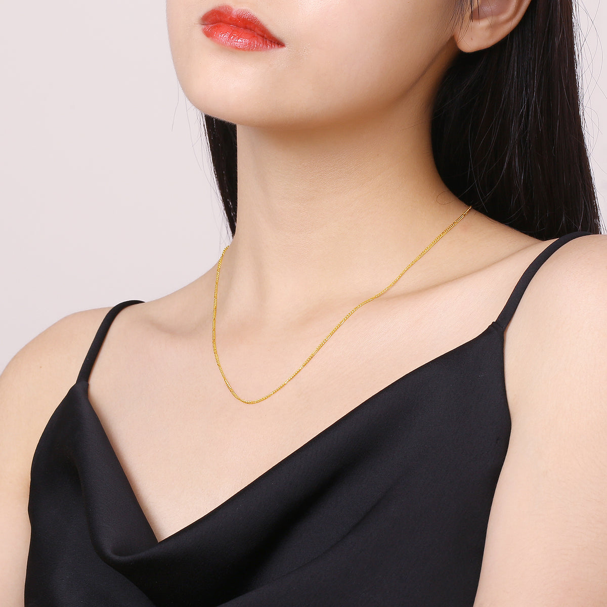999 24K Gold Necklace 2.7-3.5g A057953
