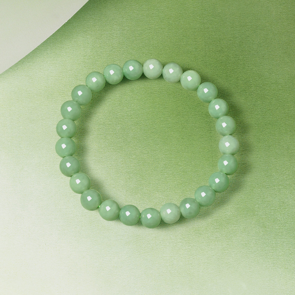 Beaded Bracelet Emerald 7-7.5mm Y1914827