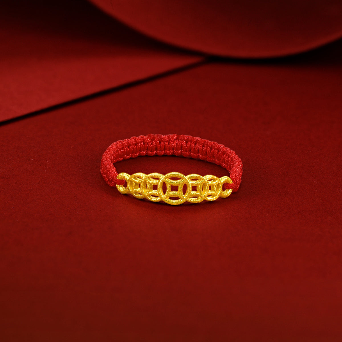 999 24K Gold Ring Coin 0.5-0.7g A0112970