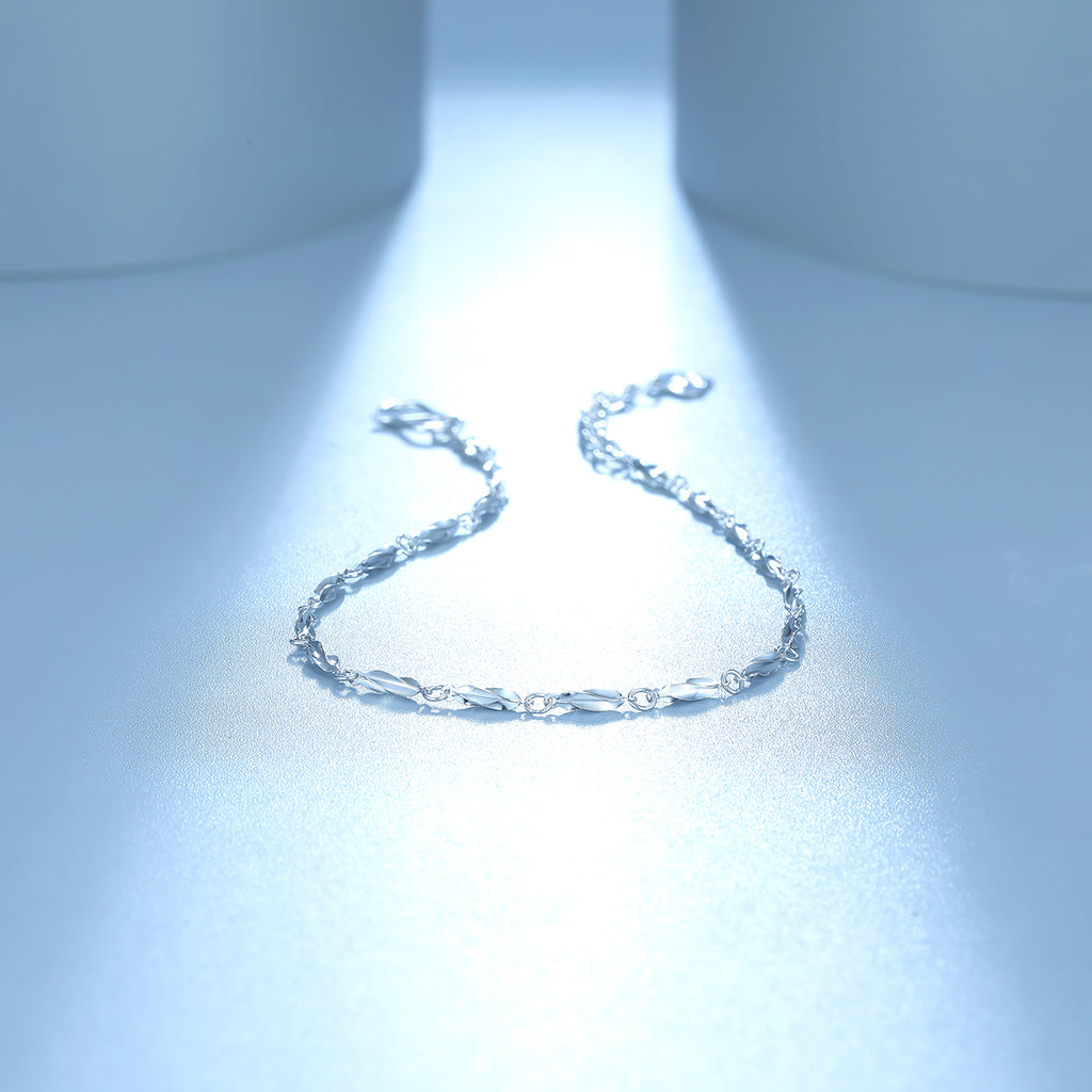 950 Platinum Chain Bracelet 1.9-2.3g PT072141