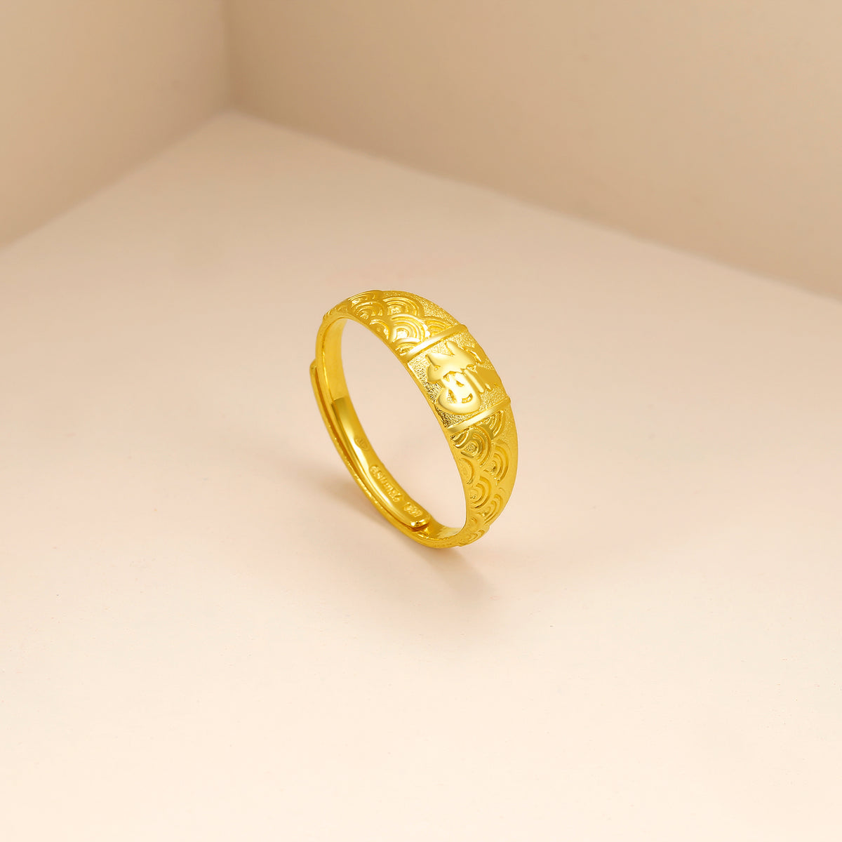 999 24K Gold Ring Fu 4.8-5.2g AA014044