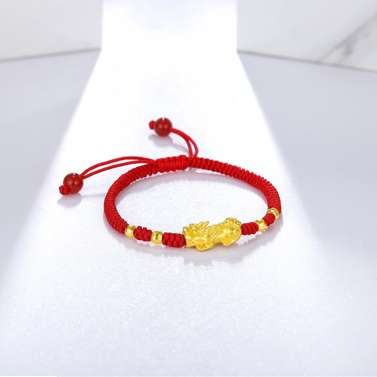   24K Gold String Bracelet              Pixiu 1.3-1.5g AD171270