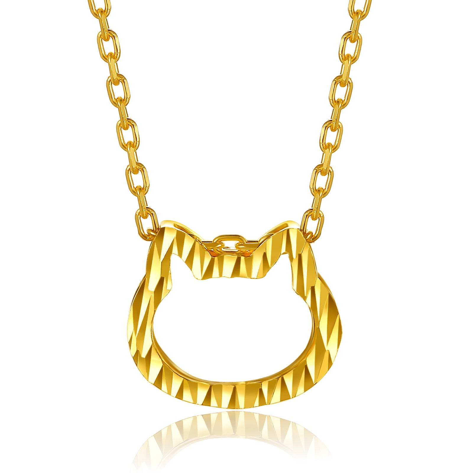 "infinite" 24K Gold Pendant Necklace              Cat 2-2.3g AW065013