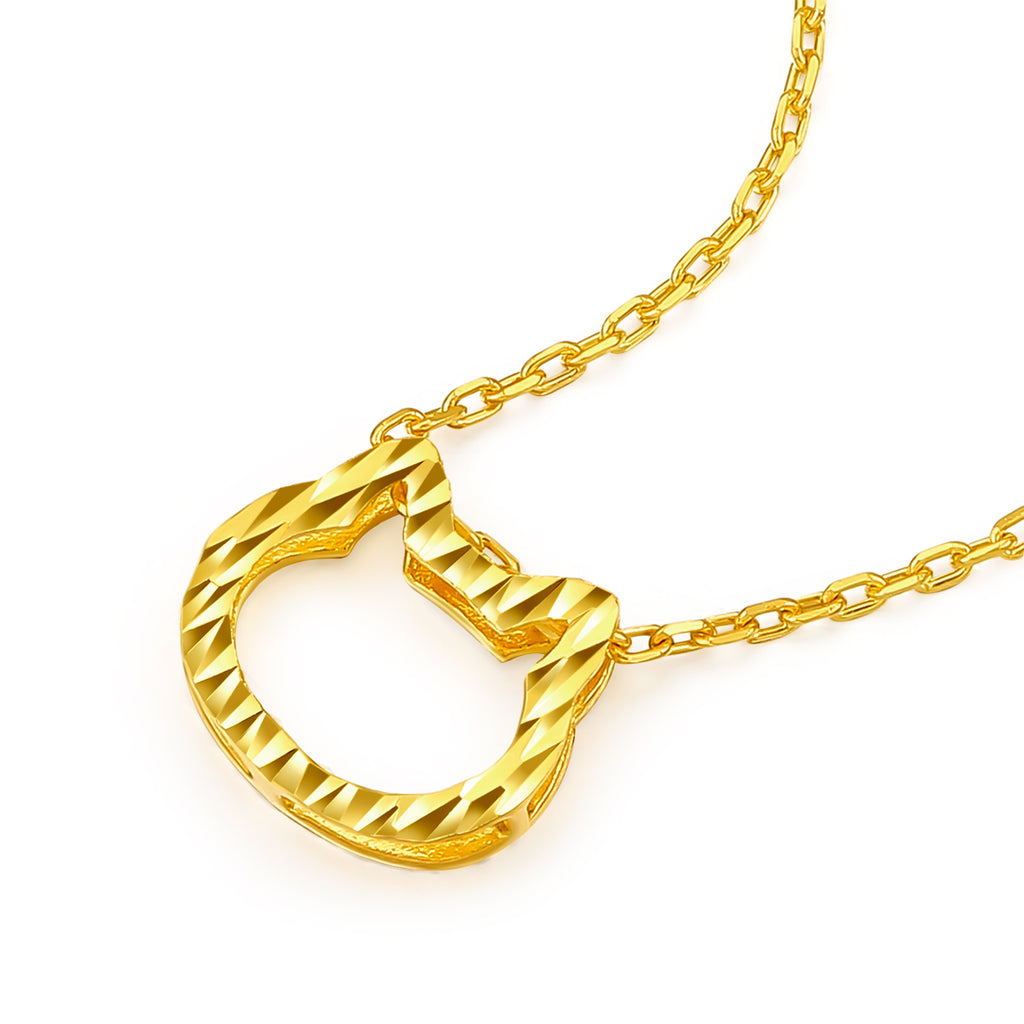 "infinite" 24K Gold Pendant Necklace              Cat 2-2.3g AW065013