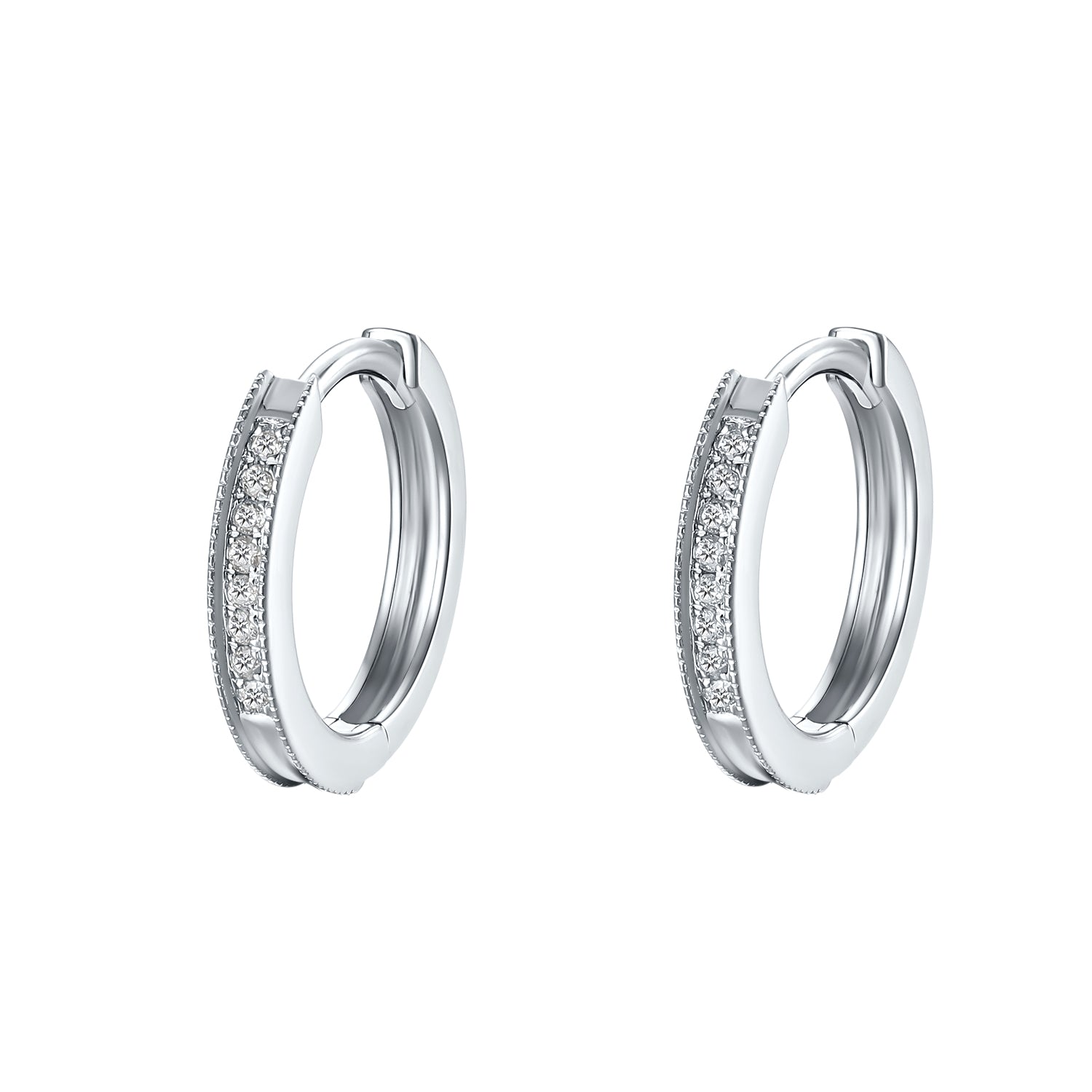 18K Gold Earrings Diamond 1.15-1.45g W0913499