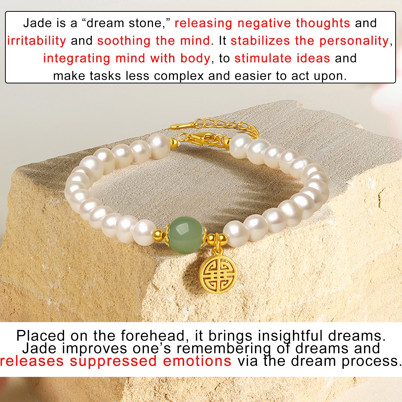 S925 Sterling Silver Chain Bracelet Pearl Heitian Jade 1.1-2.1g 17-23cm X0711994