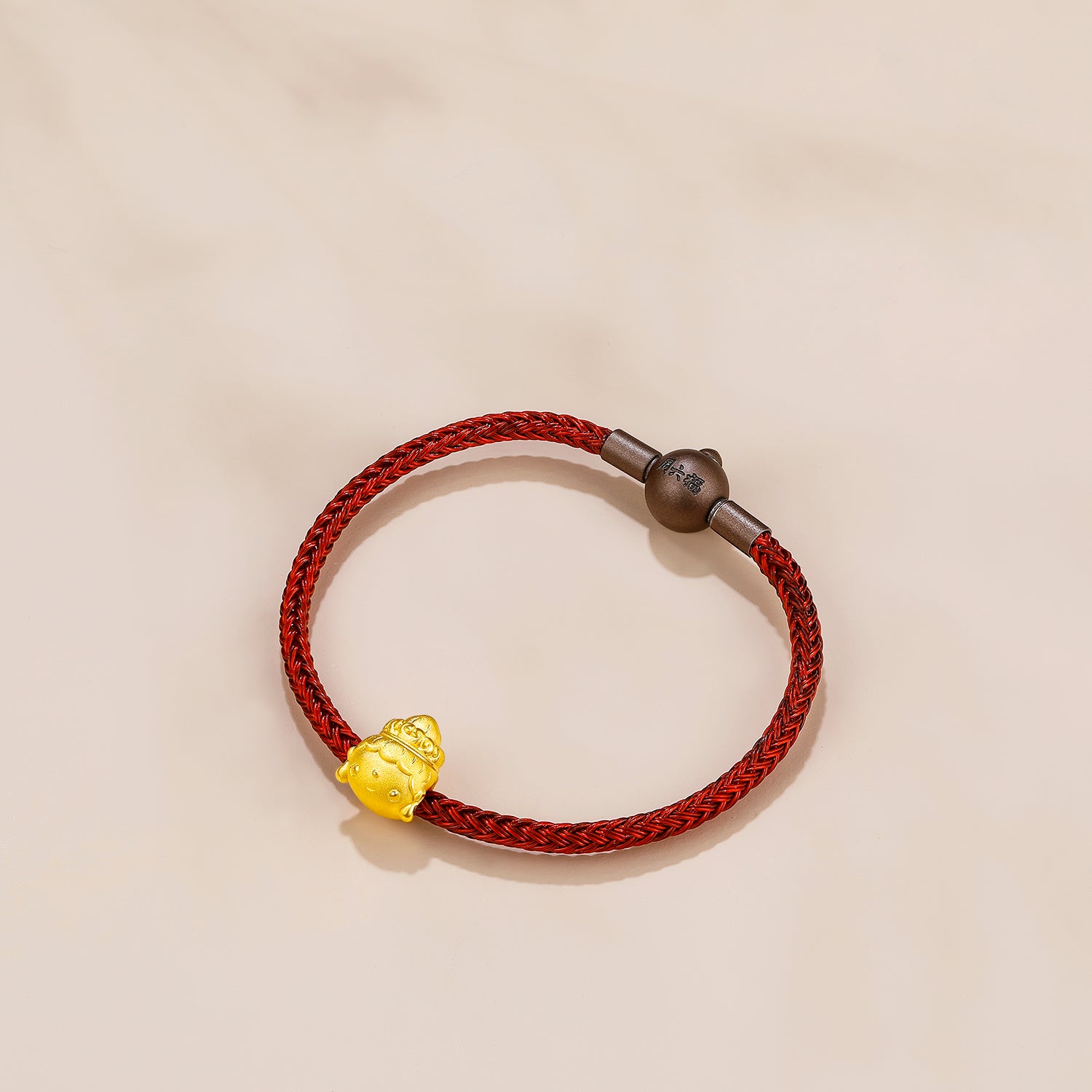   24K Gold Charm Bracelet              Akasagarbha Bodhisattva 1.2-1.4g AD165369