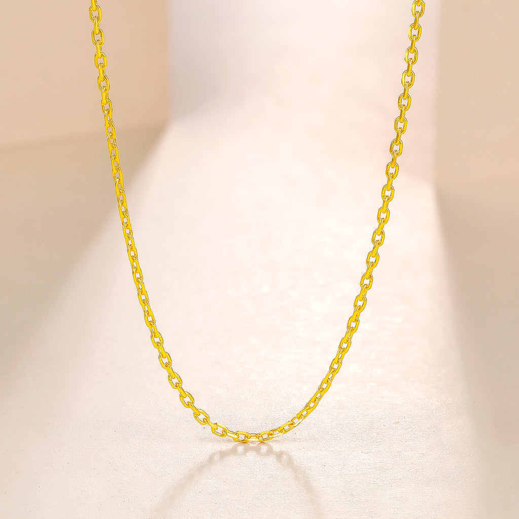 999 24K Gold Necklace 3.8-4.3g AA052174