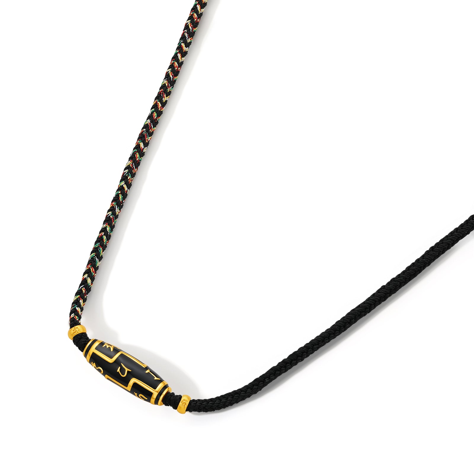 'Jiuhua Mountain' 24K Gold Pendant Necklace Buddhist Scripture A0415287