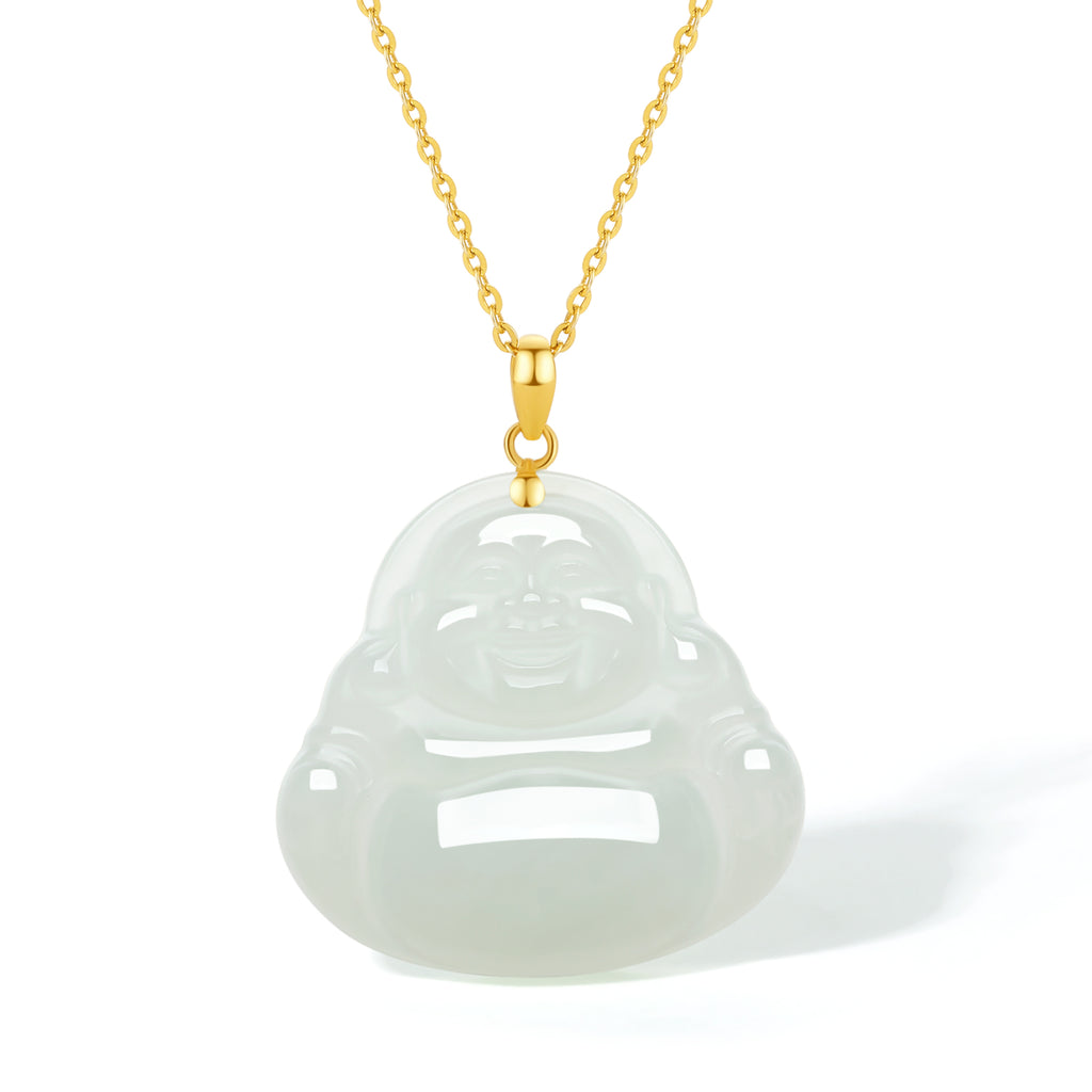 999.9 24K金吊墜 黑天玉 0.25-0.45克 彌勒佛 Y0411122