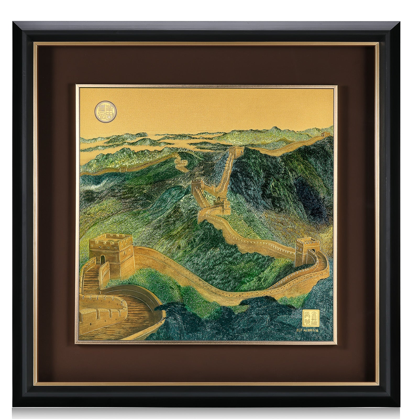 999.9 24K Gold Ornament 0.3g The Great Wall 萬里長城 A1522156