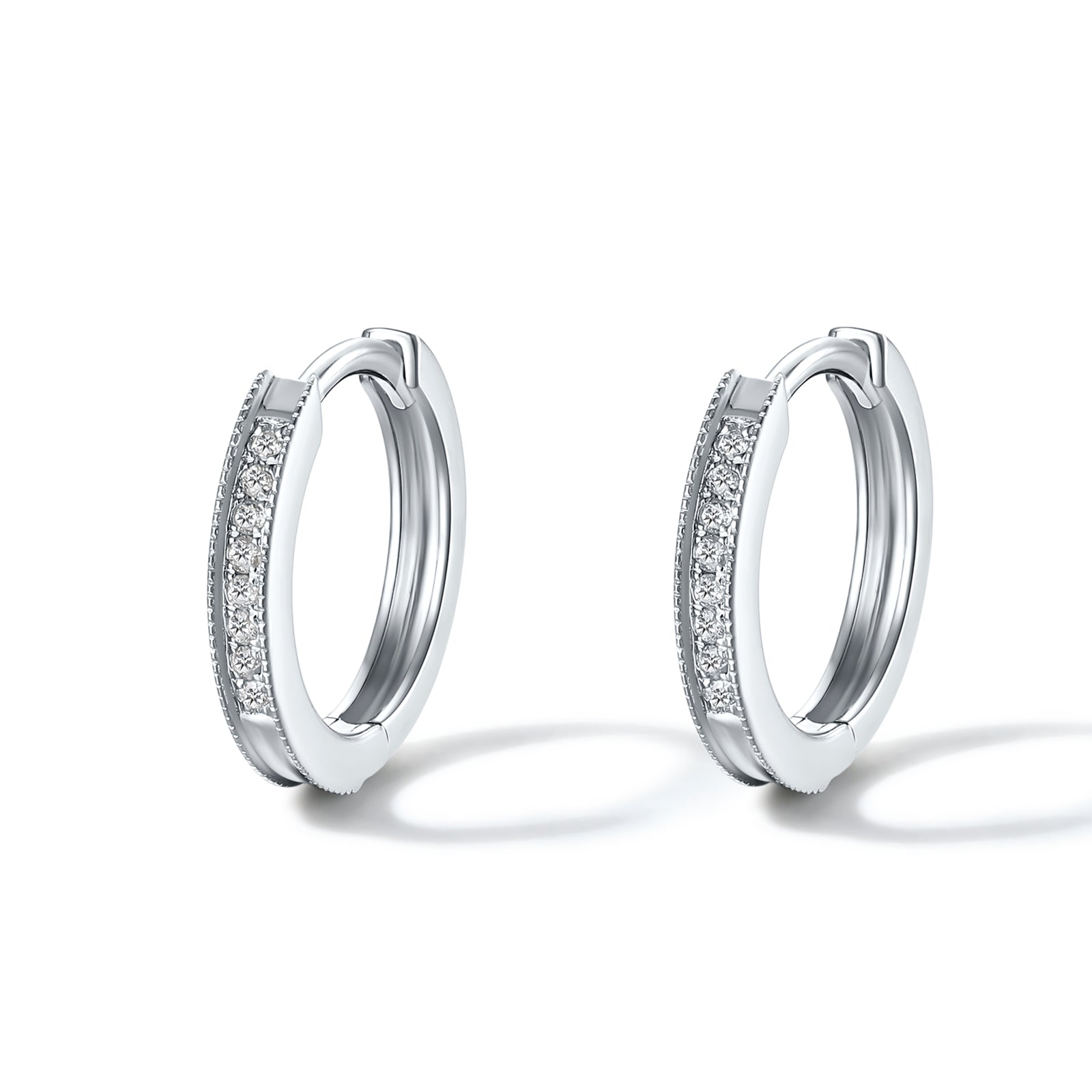 18K Gold Earrings Diamond 1.15-1.45g W0913499