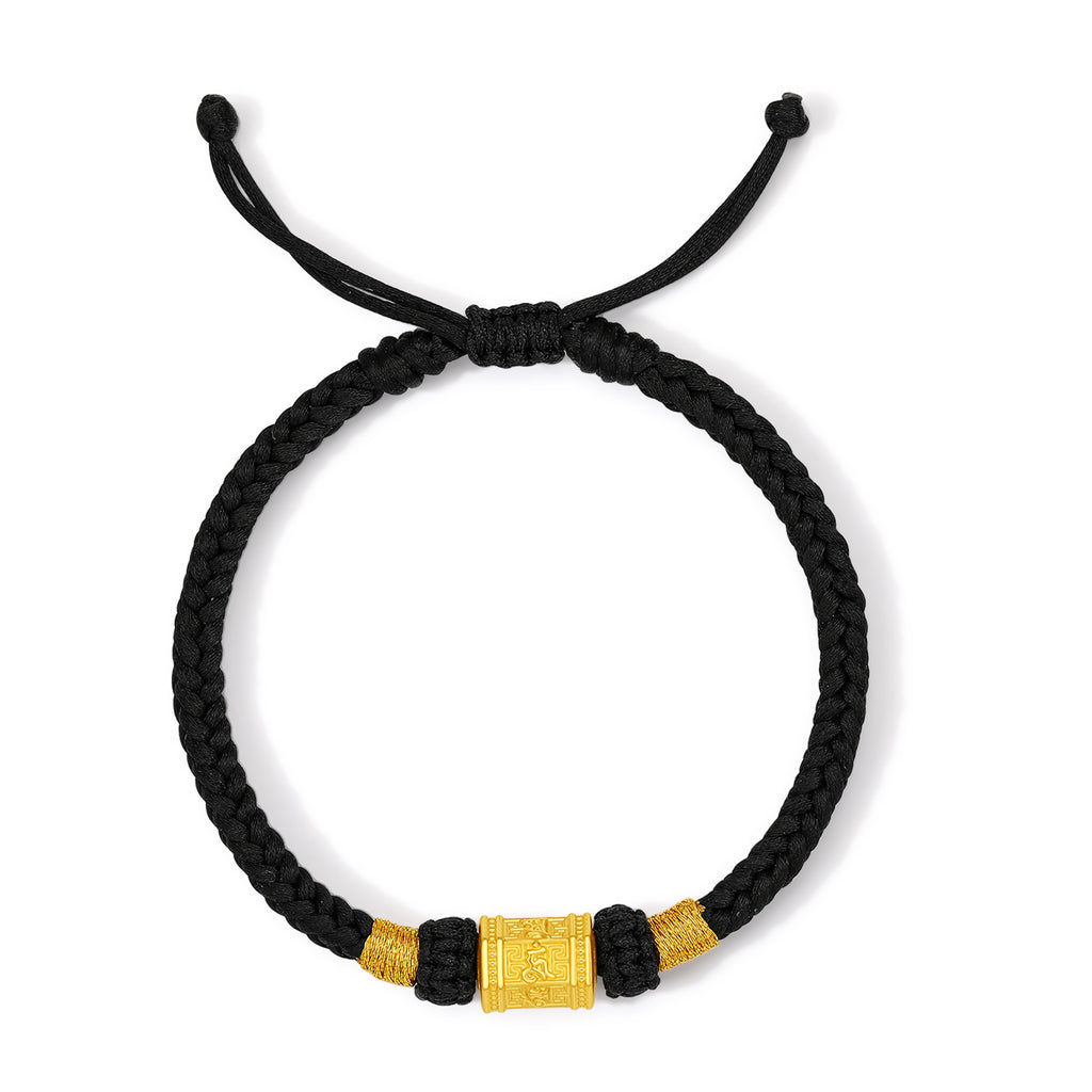 24K Gold String Bracelet 1-1.2g A1715981