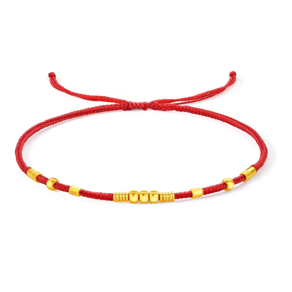 999 24K Gold String Bracelet 0.72-1.12g A1714694