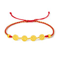 24K Gold Bracelet 1.65-1.95g Pinganxile 平安喜樂 A1712696