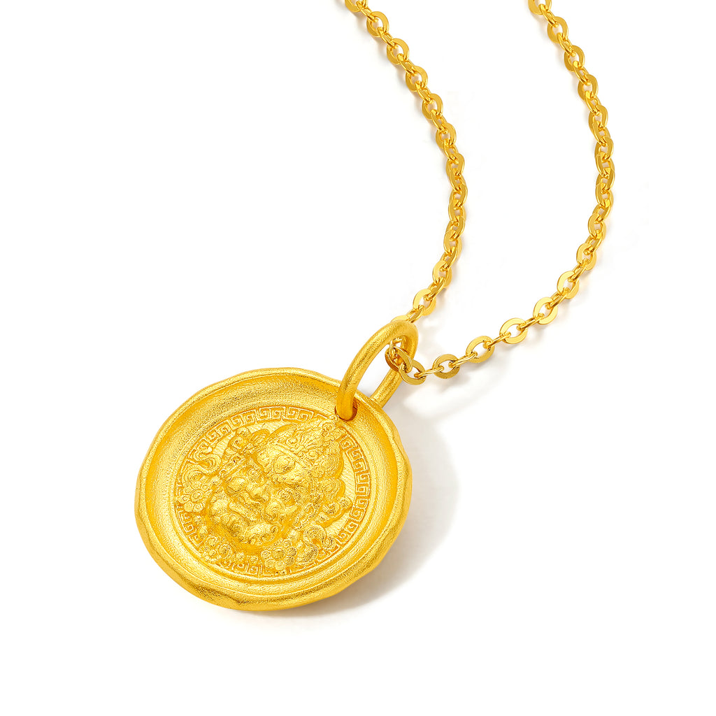 999 24K Gold Pendant 2.75-3.25g A0412782