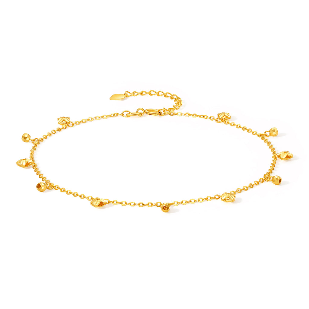 18K Yellow Gold Anklet 1.7-2g KH084781