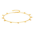 18K Yellow Gold Anklet 1.7-2g KH084781