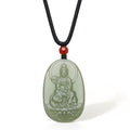 Pendant Hetian Jade Agate 6-6.5mm Guanyin Y0411977