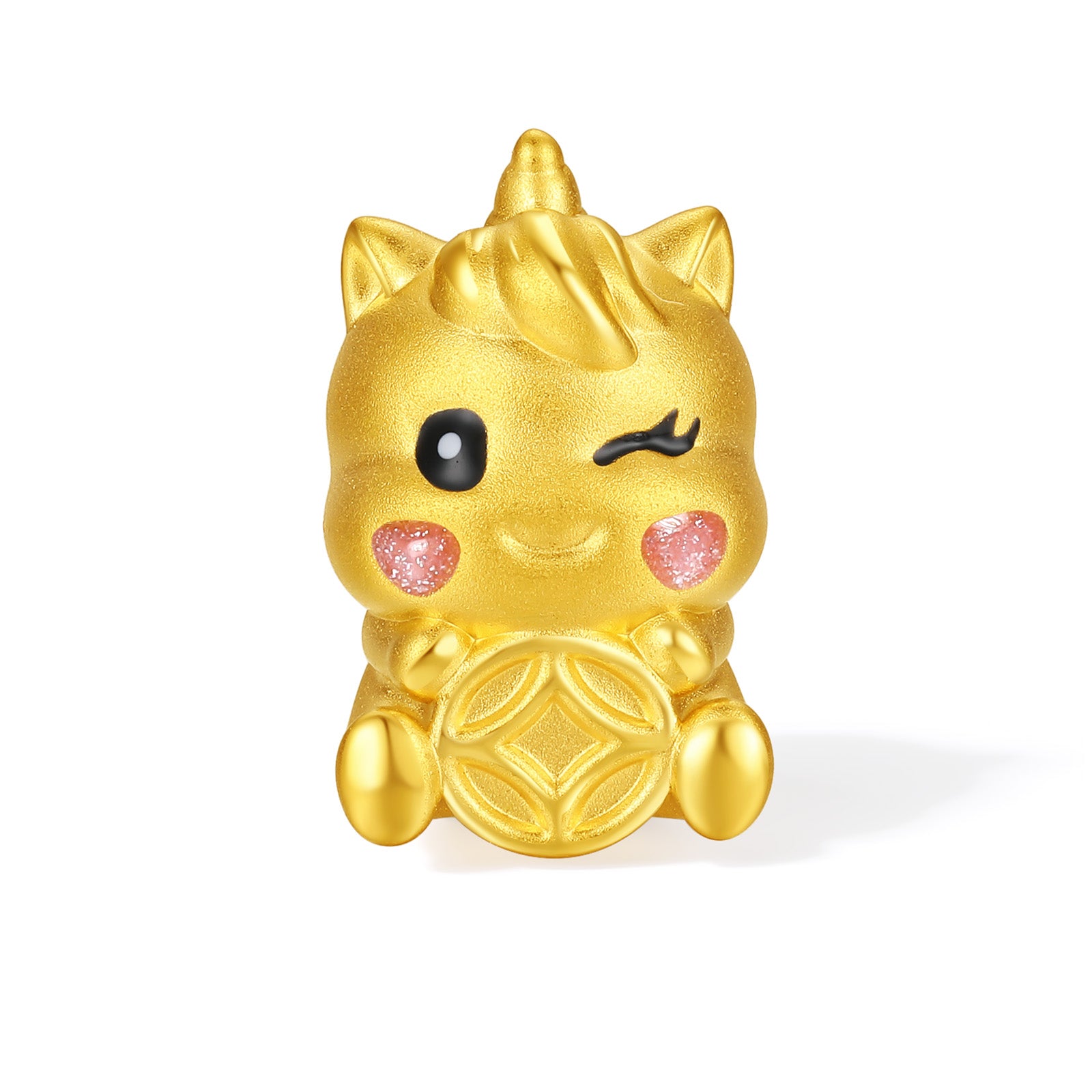 'Year of the Horse' 24K Gold Bracelet Horse Coin 0.6-0.8g 16cm-22cm A1715943