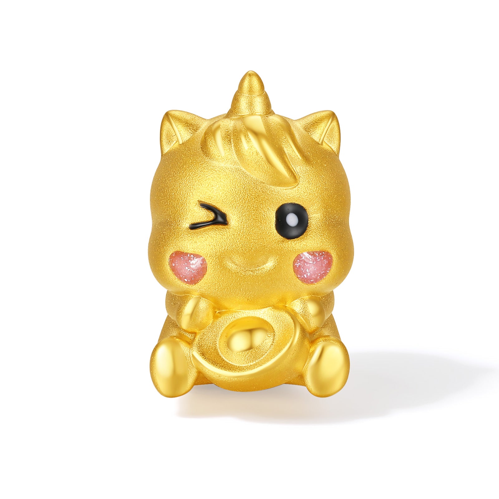 'Year of the Horse' 24K Gold Bracelet Horse Yuanbao 0.6-0.8g 16cm-22cm A1715941