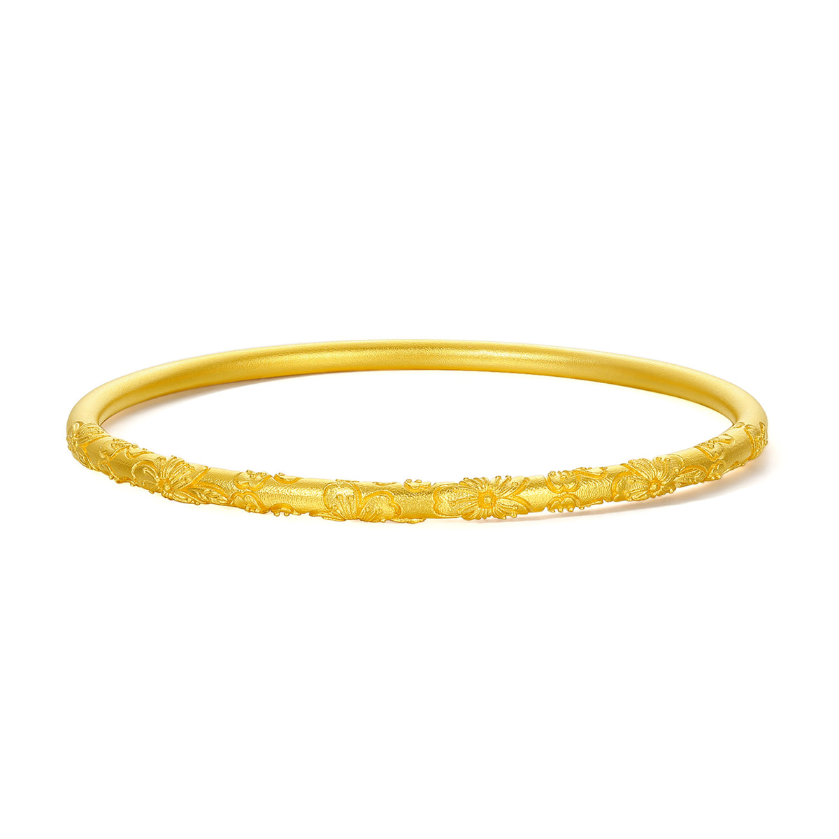 999 24K Gold Bangle Bracelet 30-36g A1012815