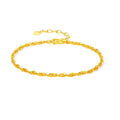 999 24K Gold Chain Bracelet 2.95-3.35g A0715958