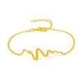 "Chinese Zodiac Snake" 24K Gold Chain Bracelet Snake 3.15-3.45g A0713108